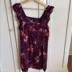 Tank dress with flowers